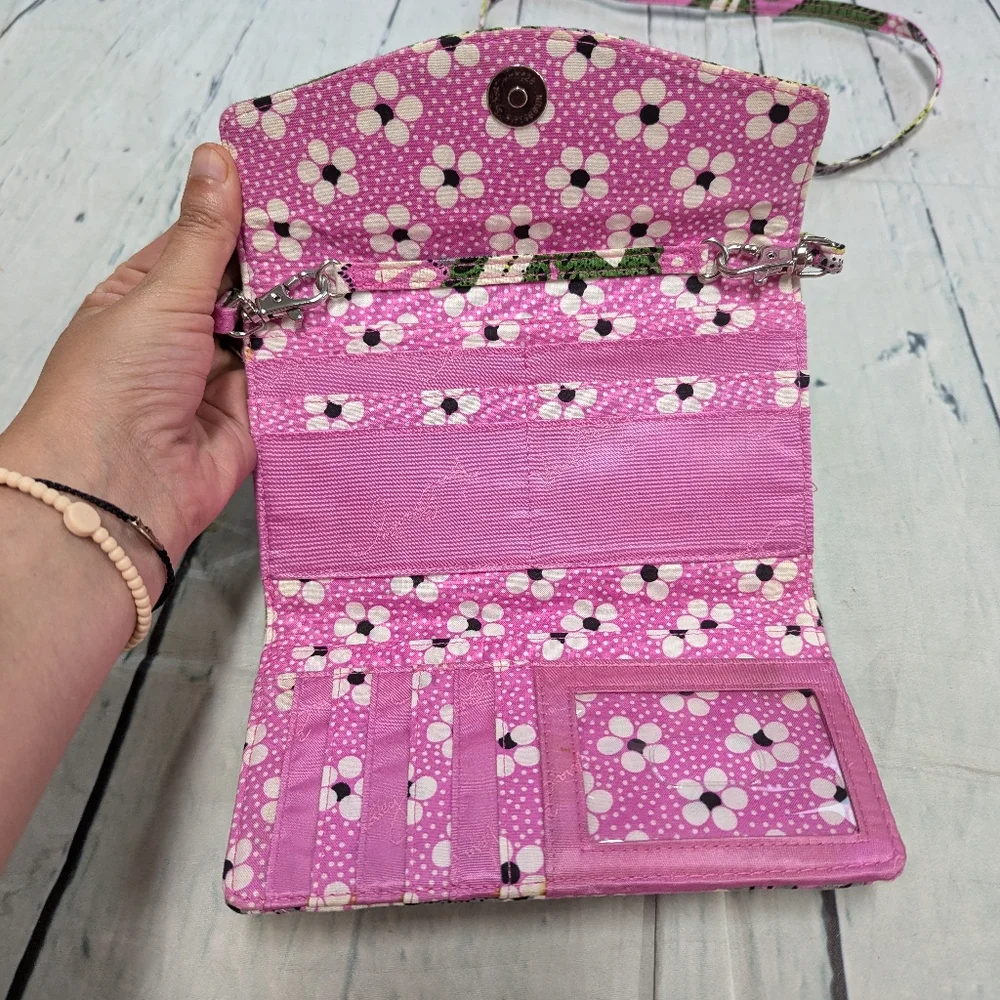 Vera Bradley crossbody wallet purse